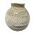 VASO CERAMICA BEGE COM DESENHOS FRACTAIS 18,5CM - Imagem 1