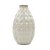 VASO EM CERAMICA BEGE DECORATIVO 17,5CM - Imagem 1