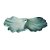CENTRO DE MESA FOLHAS RESINA VERDE 43CM - Imagem 1