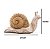 ESCULTURA DECORATIVA CARACOL EM RESINA ESTILO PALHA 25CM - Imagem 3