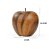 ESCULTURA DECORATIVO MACA CERAMICA ESTILO MADEIRA 12,5cm - Imagem 3