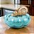 ESCULTURA DECORATIVA ABOBORA VIDRO TRANSPARENTE 21CM - Imagem 2