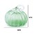 ESCULTURA DECORATIVA ABOBORA VIDRO VERDE 16CM - Imagem 3