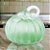 ESCULTURA DECORATIVA ABOBORA VIDRO VERDE 16CM - Imagem 2