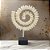 ESCULTURA DECORATIVA ABSTRATA EM MDF E RESINA  - 41,5CM - Imagem 2