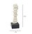ESCULTURA DECORATIVA EM RESINA PEDRAS OFFWHITE/PRETO  33,5CM - Imagem 3