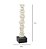 ESCULTURA DECORATIVA PEDRAS EM RESINA OFF WHITE/PRETO - 45CM - Imagem 3