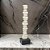 ESCULTURA DECORATIVA PEDRAS EM RESINA OFF WHITE/PRETO - 45CM - Imagem 2