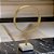 ESCULTURA CIRCULO DECORATIVA EM ALUMINIO BRANCO/DOURADO 44cm - Imagem 2
