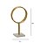 ESCULTURA DECORATIVA CIRCULO EM ALUMINIO BRANCO/DOURADO 38cm - Imagem 3