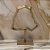 ESCULTURA DECORATIVA ABSTRATA EM ALUMINIO BRONZE - 39,5cm - Imagem 2