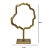 ESCULTURA ABSTRATA DECORATIVA EM ALUMINIO DOURADO - 46cm - Imagem 3