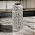 VASO DECORATIVO TEXTURAS EM ALUMINIO NA COR PRATA - 37cm - Imagem 2
