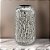 VASO DECORATIVO EM ALUMINIO NA COR PRATA 29cm - Imagem 2