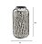 VASO DECORATIVO EM ALUMINIO NA COR PRATA 29cm - Imagem 3