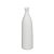 VASO GARRAFA DECORATIVO RISCATO EM CERAMICA BRANCO - 26CM - Imagem 1