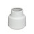 VASO DECORATIVO EM CERAMICA NA COR BRANCO - 16CM - Imagem 1