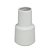 VASO DECORATIVO RISCATO EM CERAMICA NA COR BRANCO - 23cm - Imagem 1