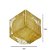 ESCULTURA DECORATIVA CUBO EM VIDRO AMBAR /TRANSPARENTE 9,5cm - Imagem 3