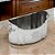 CENTRO DE MESA DECORATIVO EM METAL NA COR PRATA 15x32,5cm - Imagem 2