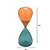 AMPULHETA EM VIDRO E AREIA NAS CORES LARANJA E VERDE 24cm - Imagem 3