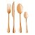 FAQUEIRO 24PC DE ACO INOX POSITANO ROSE LYOR - Imagem 1