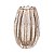 VASO DE VIDRO ITALY DOURADO 11CM X 17CM LYOR - Imagem 4