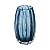VASO DE VIDRO ITALY AZUL 11CM X 17CM LYOR - Imagem 1
