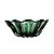 CENTRO DE MESA DE VIDRO ITALY VERDE 32CM X 13CM LYOR - Imagem 3