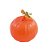 ABOBORA DECORATIVA SORRISO LUZ SOM C/ LED 20CM HALLOWEEN - Imagem 3