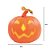 ABOBORA DECORATIVA SORRISO LUZ SOM C/ LED 20CM HALLOWEEN - Imagem 4