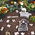 LAPIDE DECORATIVA COM ESQUELETOS 12CM KIT C/10 UN HALLOWEEN - Imagem 2
