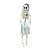 ESQUELETO DECORATIVO GRAVATA P/PENDURAR 40CM HALLOWEEN - Imagem 1