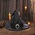 CHAPEU LUXO PRETO DECORATIVO HALLOWEEN - 38CM - Imagem 2