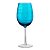 JG 02 TACAS PARA VINHO JOY EM VIDRO 485ML AZUL TURQUESA - Imagem 2