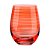 JOGO DE 2 COPOS JOY EM VIDRO 550ML A12CM COR CORAL - Imagem 2