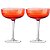 JOGO DE 2 TACAS PARA COQUETEL JOY EM VIDRO 325ML CORAL - Imagem 1