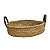 CESTO BANDEJA DECORATIVO PARACANAS NATURAL 30X30X7CM - Imagem 1