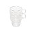CJ 2 XICARAS P/CAFE EMPILHAVEL DUPLA PAREDE BOROS 90ml WOLFF - Imagem 5