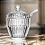ACUCAREIRO DE CRISTAL DE CHUMBO COM FIO DE OURO IMPERATRIZ 8CM X 8CM X 11CM - Imagem 2