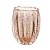 VASO DE VIDRO ITALY DOURADO 10CM X 8,5CM X 12CM WOLFF - Imagem 1