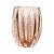 VASO DE VIDRO ITALY DOURADO 10CM X 8,5CM X 12CM WOLFF - Imagem 4