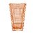 VASO DE CRISTAL DE CHUMBO MAYA AMBAR DECORATIVO 22,5cm WOLFF - Imagem 3