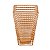 VASO DE CRISTAL DE CHUMBO MAYA AMBAR DECORATIVO 22,5cm WOLFF - Imagem 2