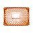 VASO DE CRISTAL DE CHUMBO MAYA AMBAR DECORATIVO 22,5cm WOLFF - Imagem 4