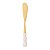 CJ 4 ESPATULAS ACO INOX DOURADO C/CABO CERAMICA BRANCO WOLFF - Imagem 4