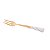 CJ 4 GARFO ACO INOX P/APERITIVO C/CABO CERAMICA BRANCO WOLFF - Imagem 5