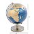 GLOBO TERRESTRE DECORATIVO METAL DOURADO E AZUL 19X17X28CM - Imagem 3