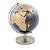 GLOBO TERRESTRE DECORATIVO METAL DOURADO E PRETO 19X17X28CM - Imagem 1