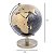 GLOBO TERRESTRE DECORATIVO METAL DOURADO/PRETO 12X12X20CM - Imagem 3